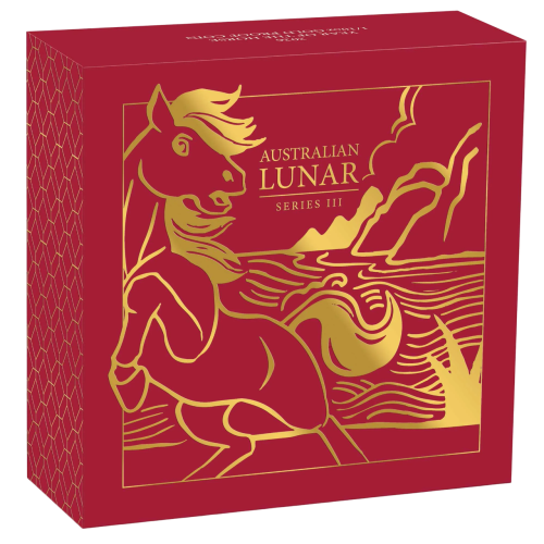 Złota moneta Rok Konia 2026 1/10 uncji Proof - wysyłka 24 h!